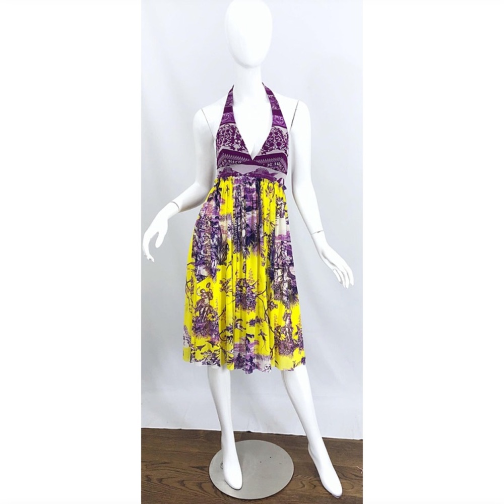 S/S 2008 Resort Jean Paul Gaultier Soleil mesh dress S